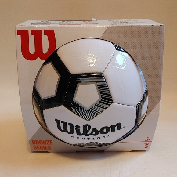 Wilson Pentagon Soccer Ball JAYDEN NELSON Bronze Series Size 5 13+ - Picture 2 of 5